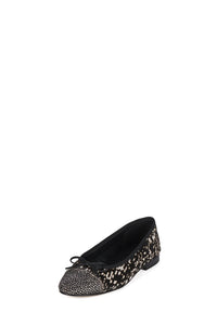 ARABESQ-F Jeffrey Campbell Flat Black White Hair _hover