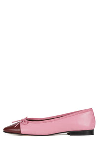 ARABESQUE Jeffrey Campbell Flat Pink Wine Combo 