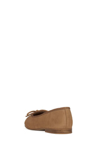 ARABESQUE Jeffrey Campbell Flat Tan Suede White Combo