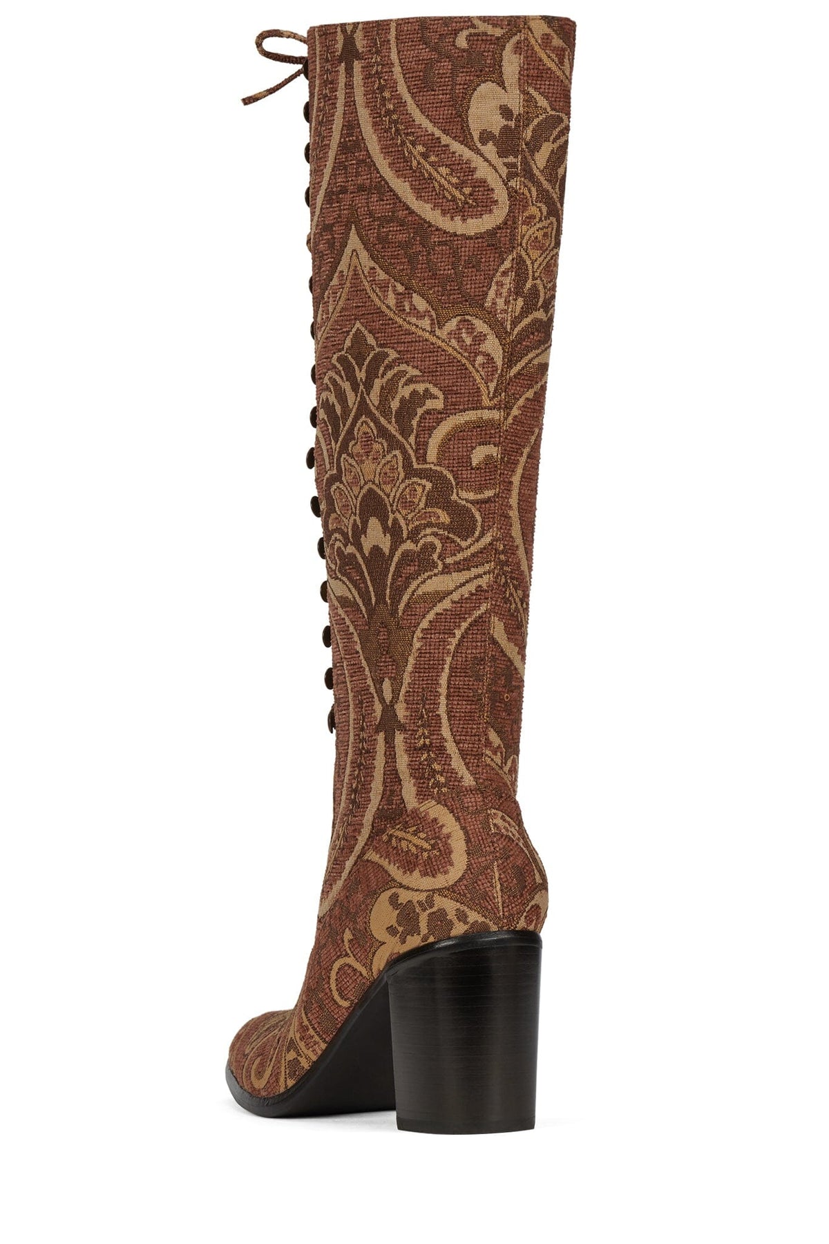 ARCHILLE-K Jeffrey Campbell Heeled Boot Rust Tapestry
