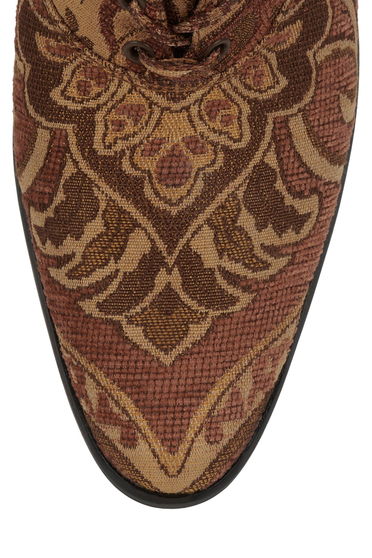 ARCHILLE-K Jeffrey Campbell Heeled Boot Rust Tapestry