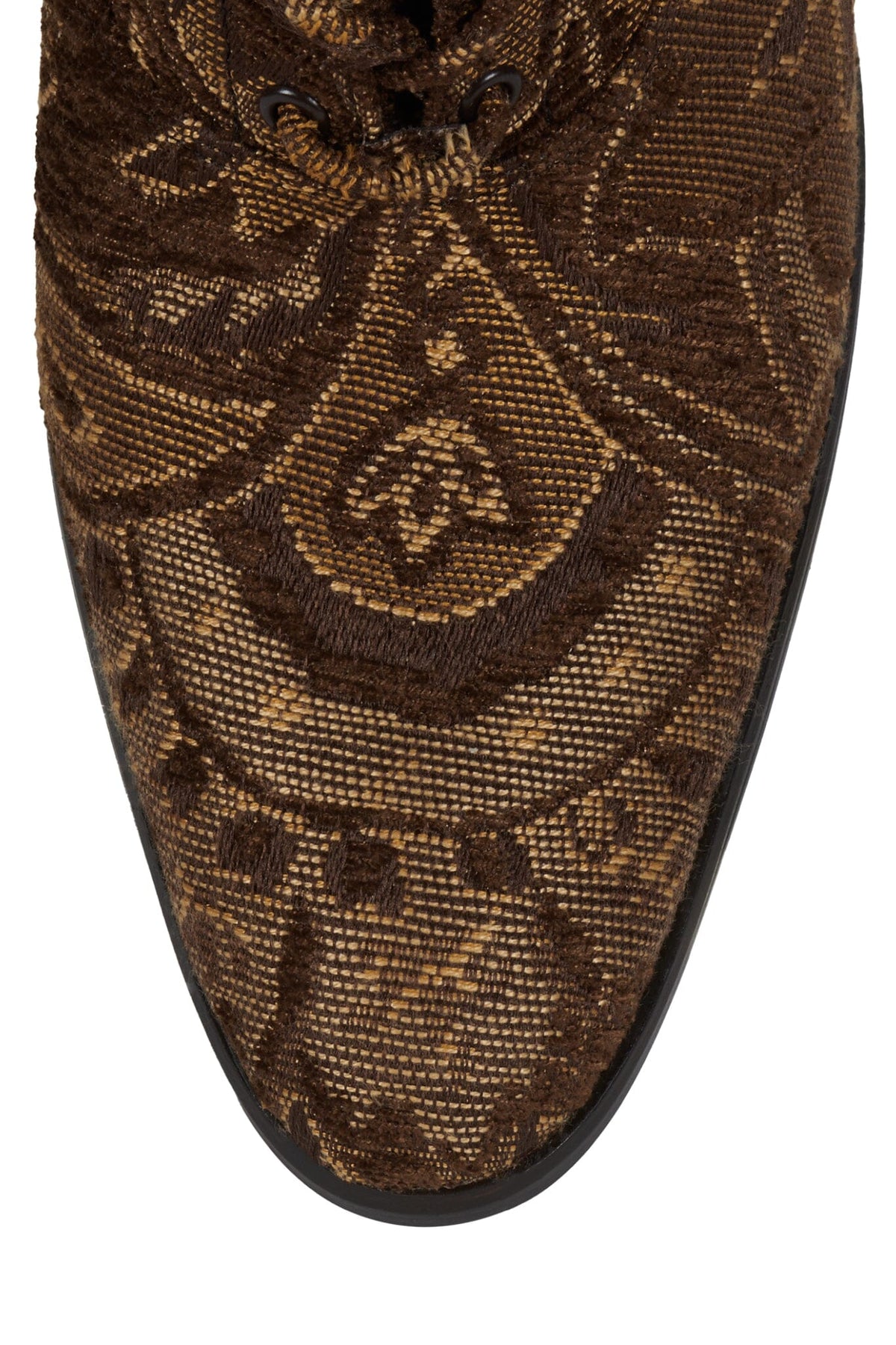 ARCHILLE-K Jeffrey Campbell Heeled Boot Brown Tapestry