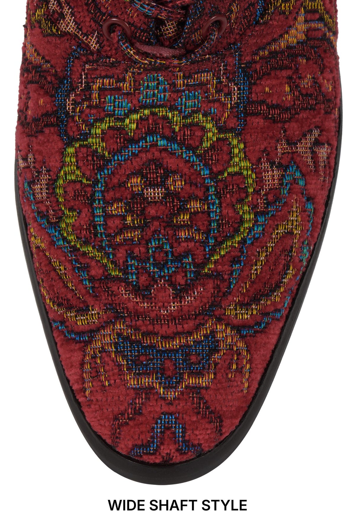 ARCHILLEKW Jeffrey Campbell Knee-High Boot Red Tapestry