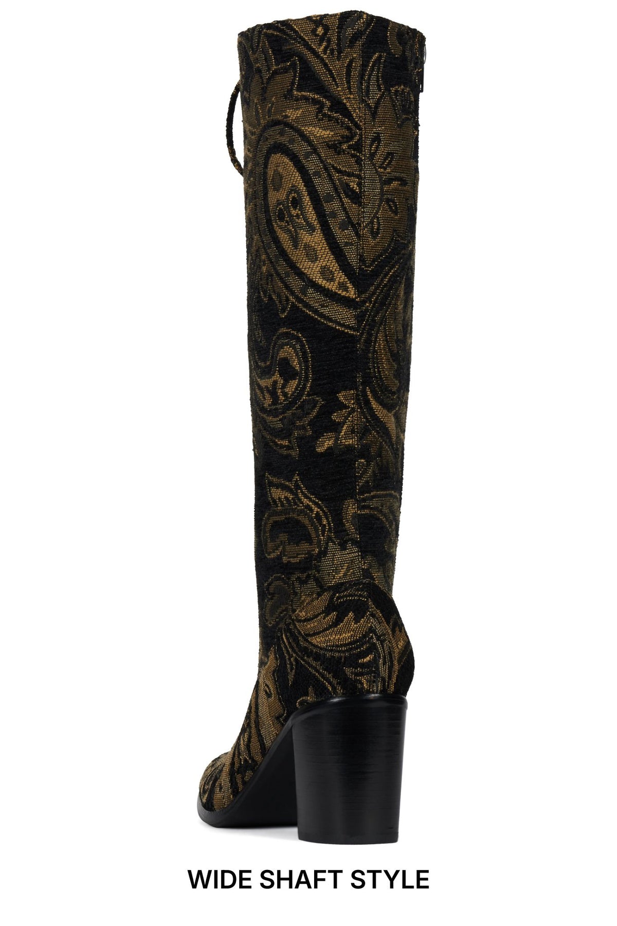 ARCHILLEKW Jeffrey Campbell Knee-High Boot Dark Brown Tapestry