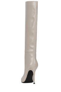 ARSEN-H2 Jeffrey Campbell Knee-High Boot Beige