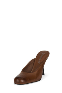 AUDRINA Jeffrey Campbell Heeled Mule Brown Ruboff
_hover