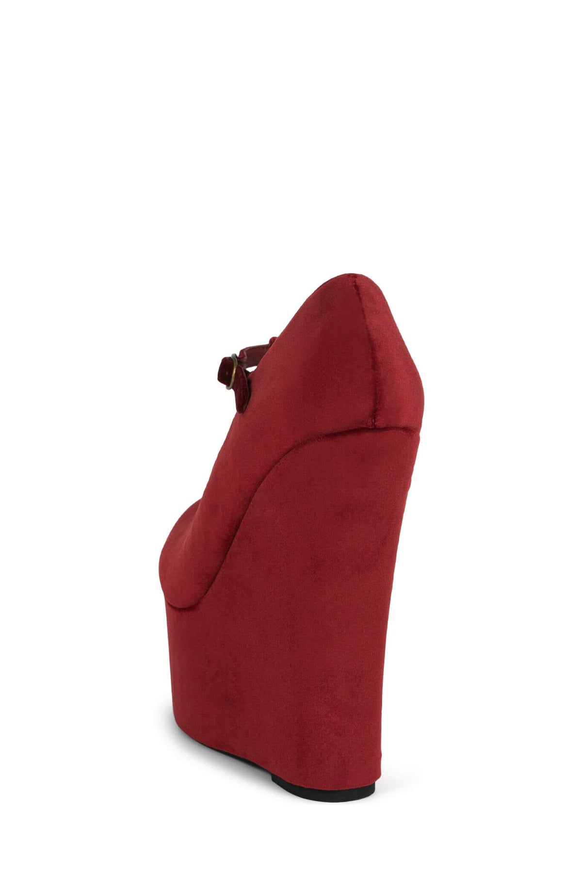BAM-BAM Jeffrey Campbell Platform Mary-Jane Wine Velvet
