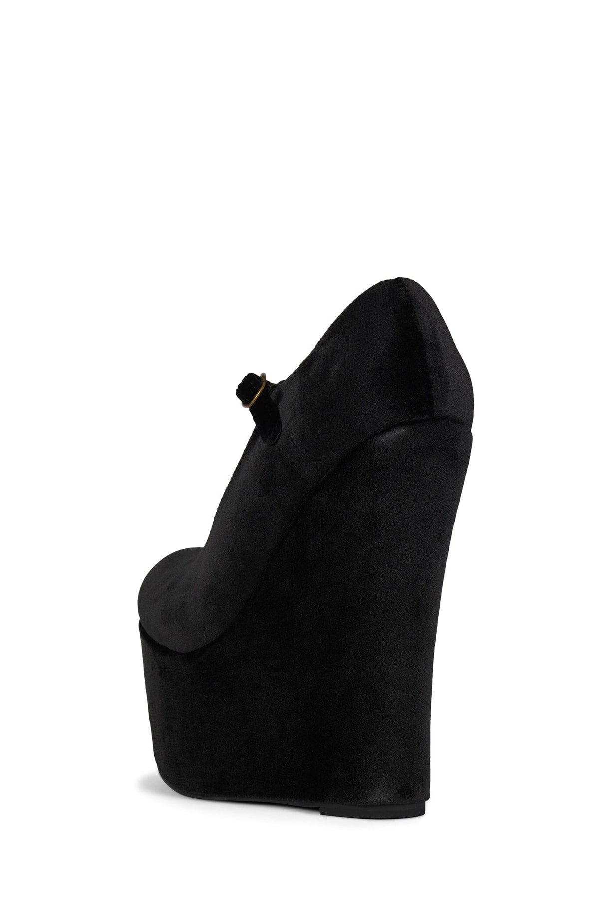 BAM-BAM Jeffrey Campbell Platform Mary-Jane Black Velvet