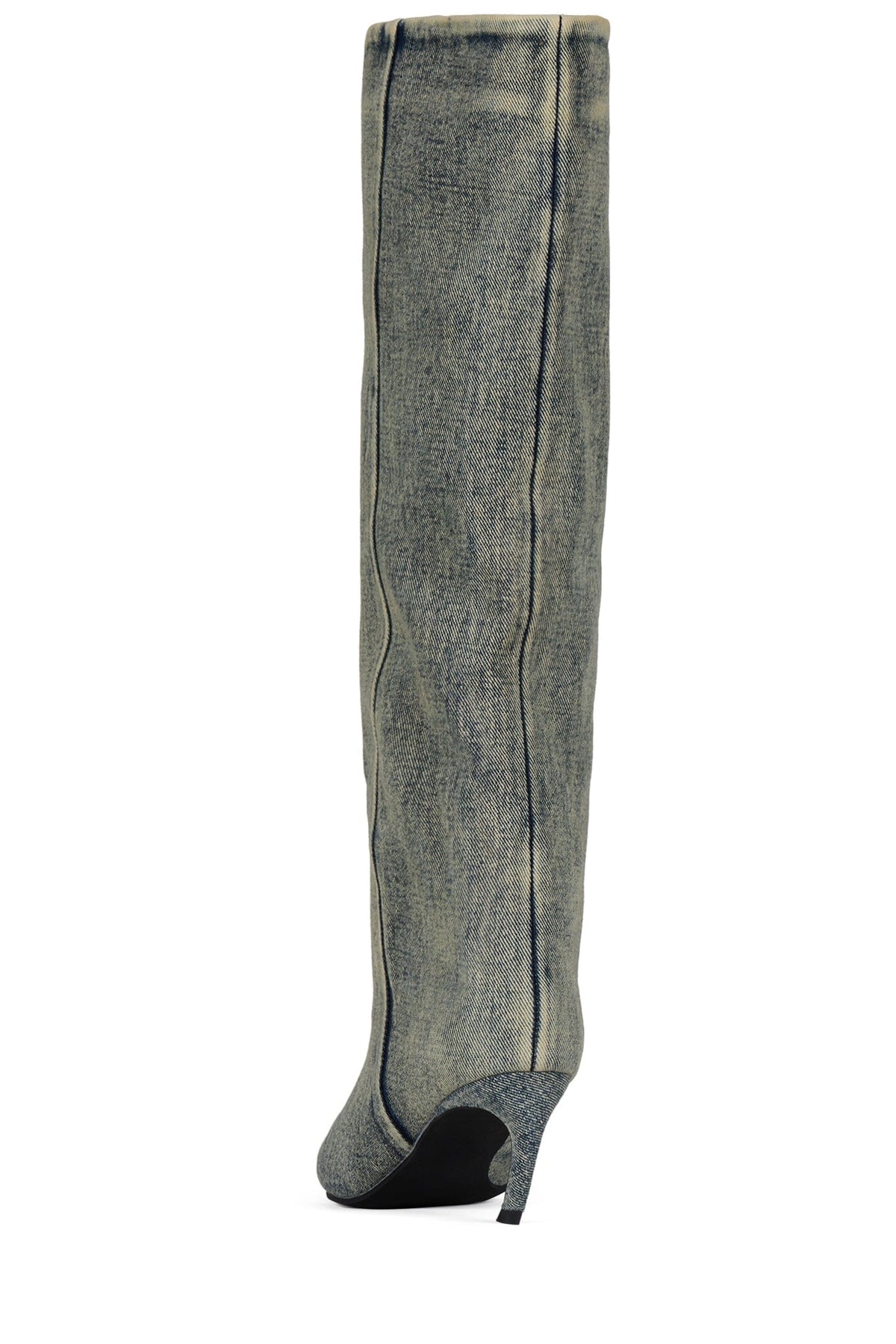 BANGA-DEN Heeled Boot Blue Denim