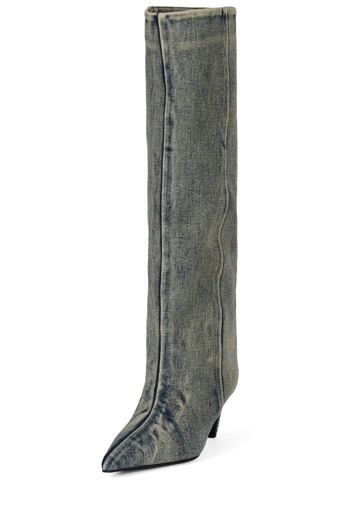 BANGA-DEN Heeled Boot Blue Denim _hover