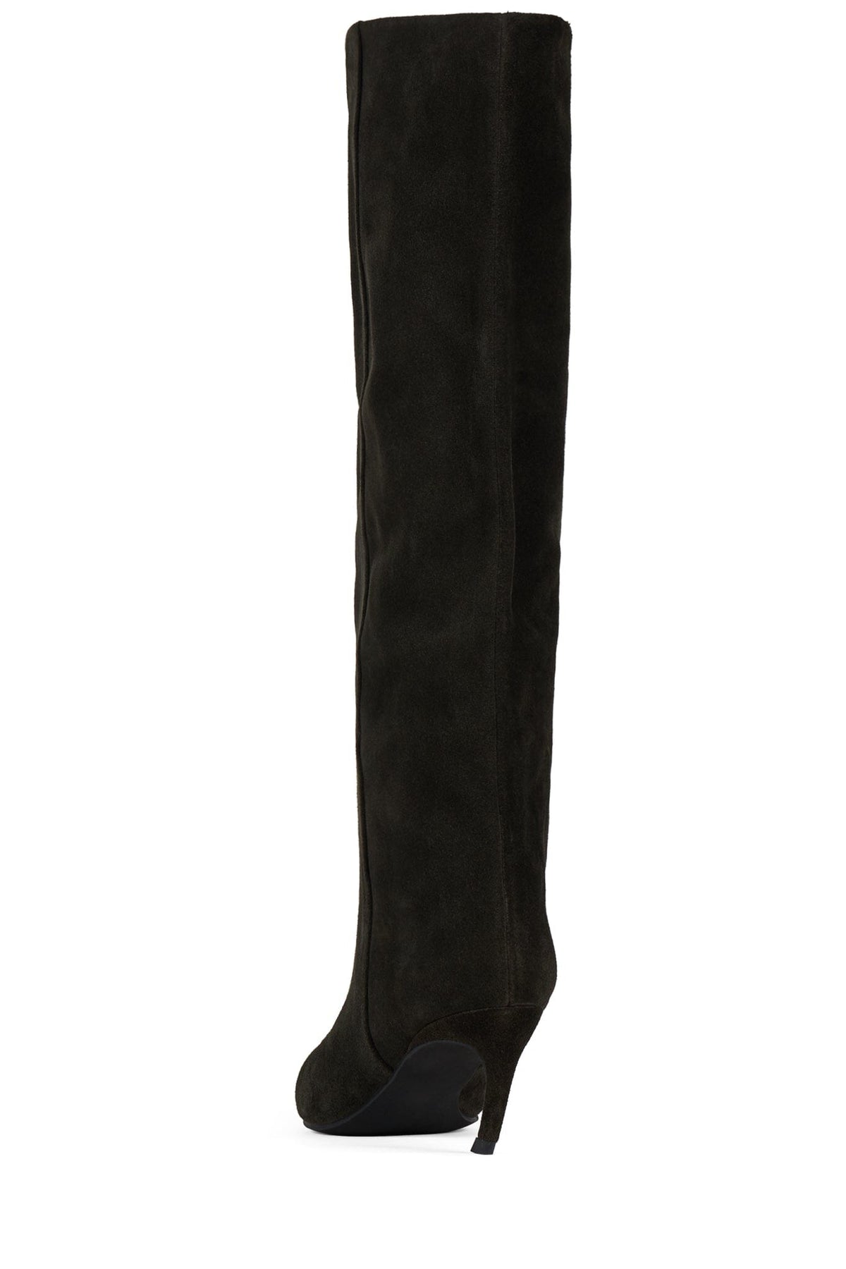 BANGARANG Heeled Slouched Boot Dark Grey Suede