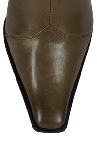 BE-BOLD Jeffrey Campbell Mid-Calf Boot Olive