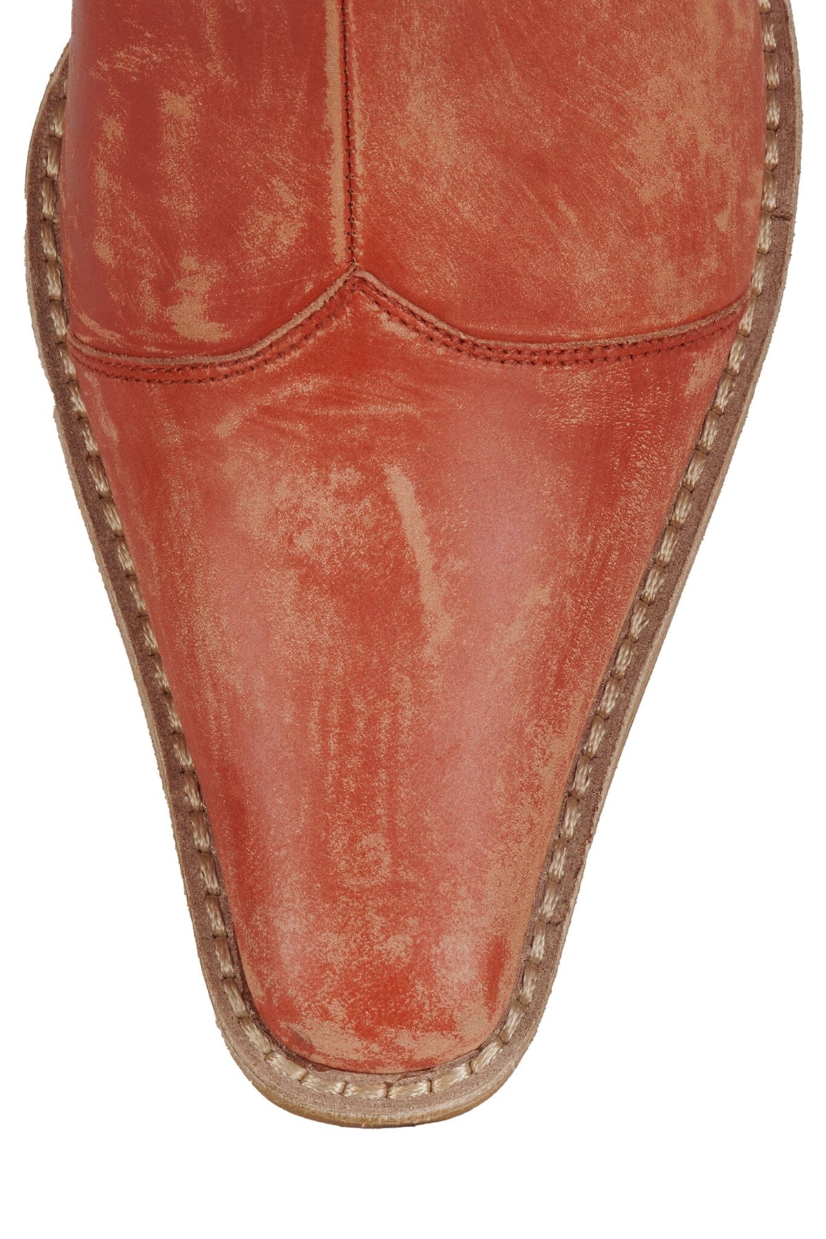 BE-BOLD Jeffrey Campbell Mid-Calf Boot Orange Sanded