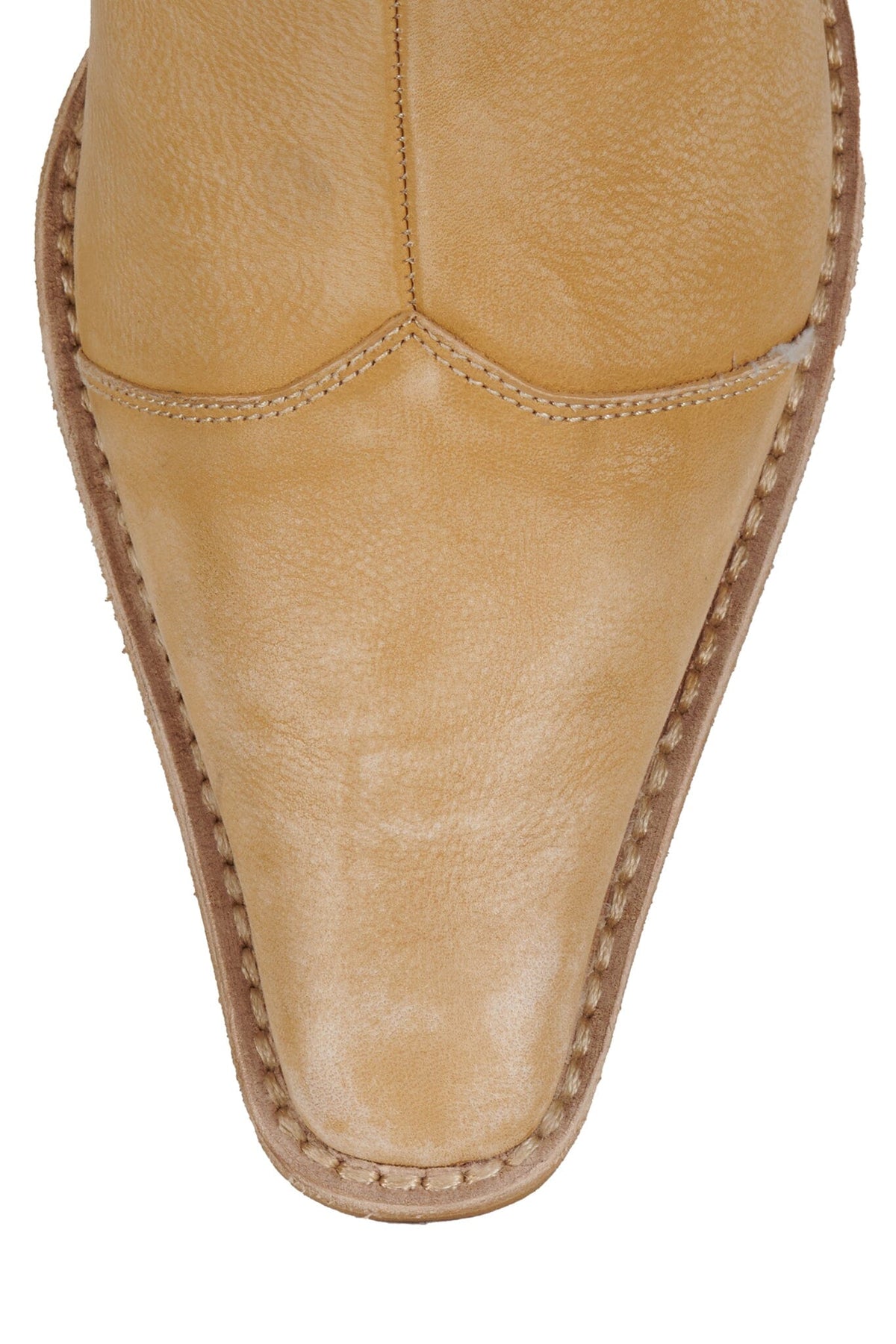 BE-BOLD Jeffrey Campbell Mid-Calf Boot Natural Sanded 