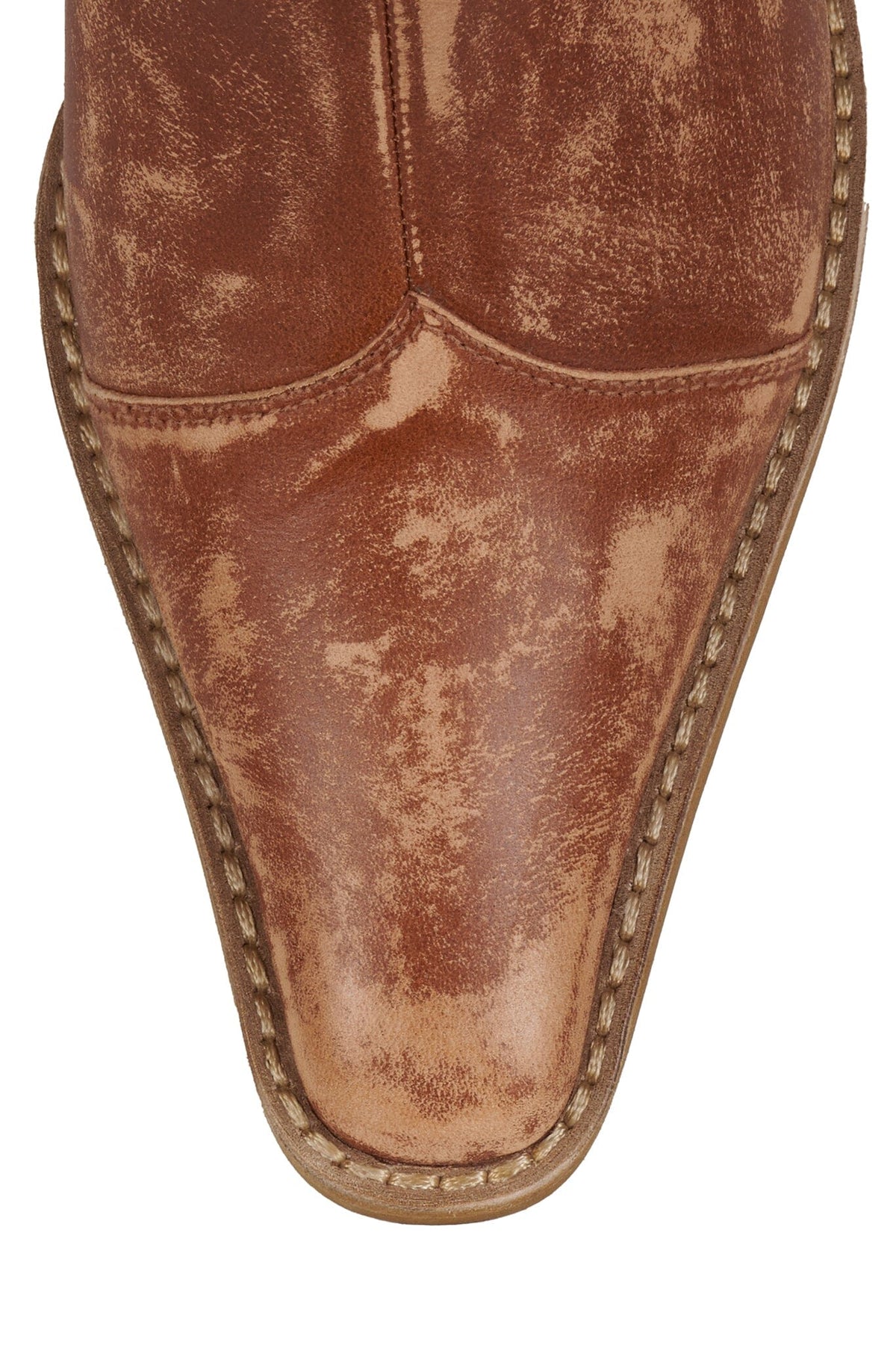 BE-BOLD Jeffrey Campbell Mid-Calf Boot Tan Sanded