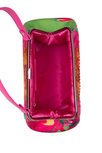 BEEP-BEEP Jeffrey Campbell Clutch Green Bad Girl Combo 