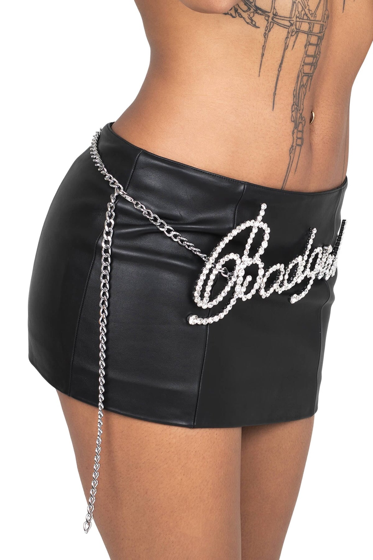 BEHAVED BELT Jeffrey Campbell Belt Silver