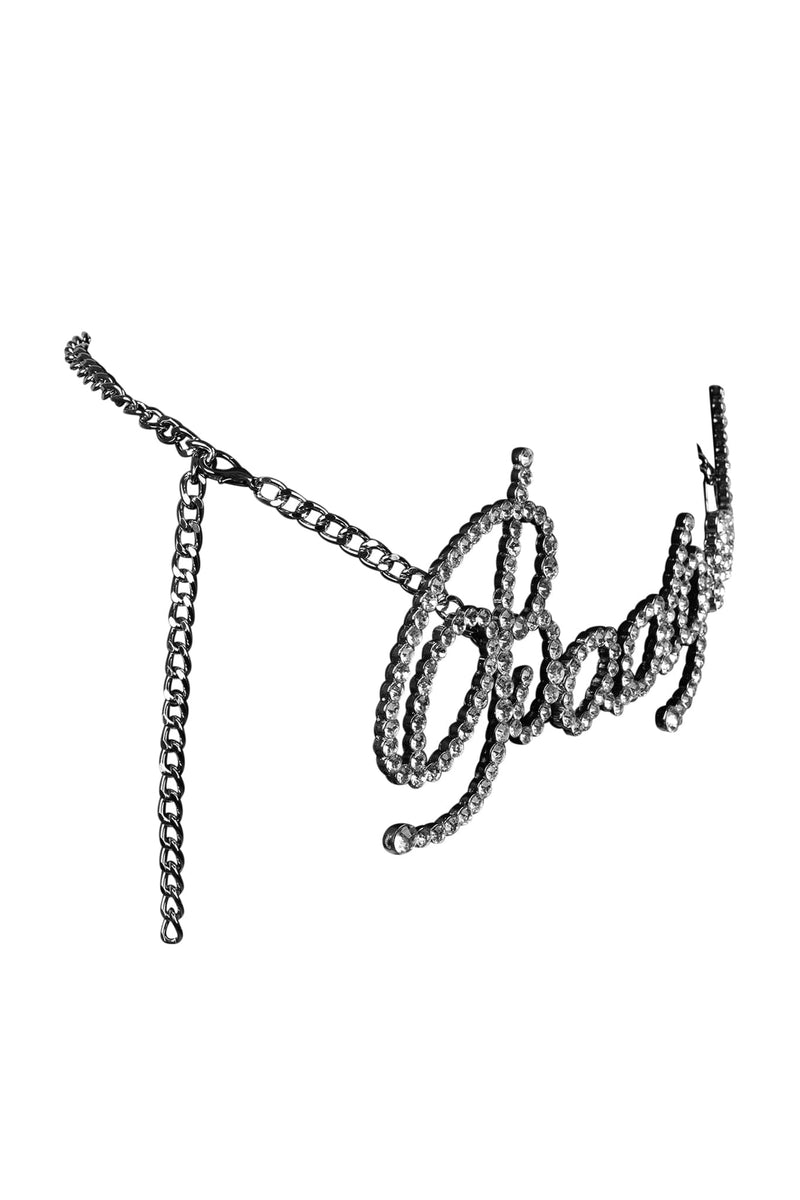 BEHAVED BELT Jeffrey Campbell Belt Silver