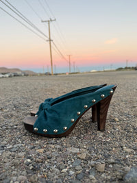 BELLEZA Turquoise Suede _hover