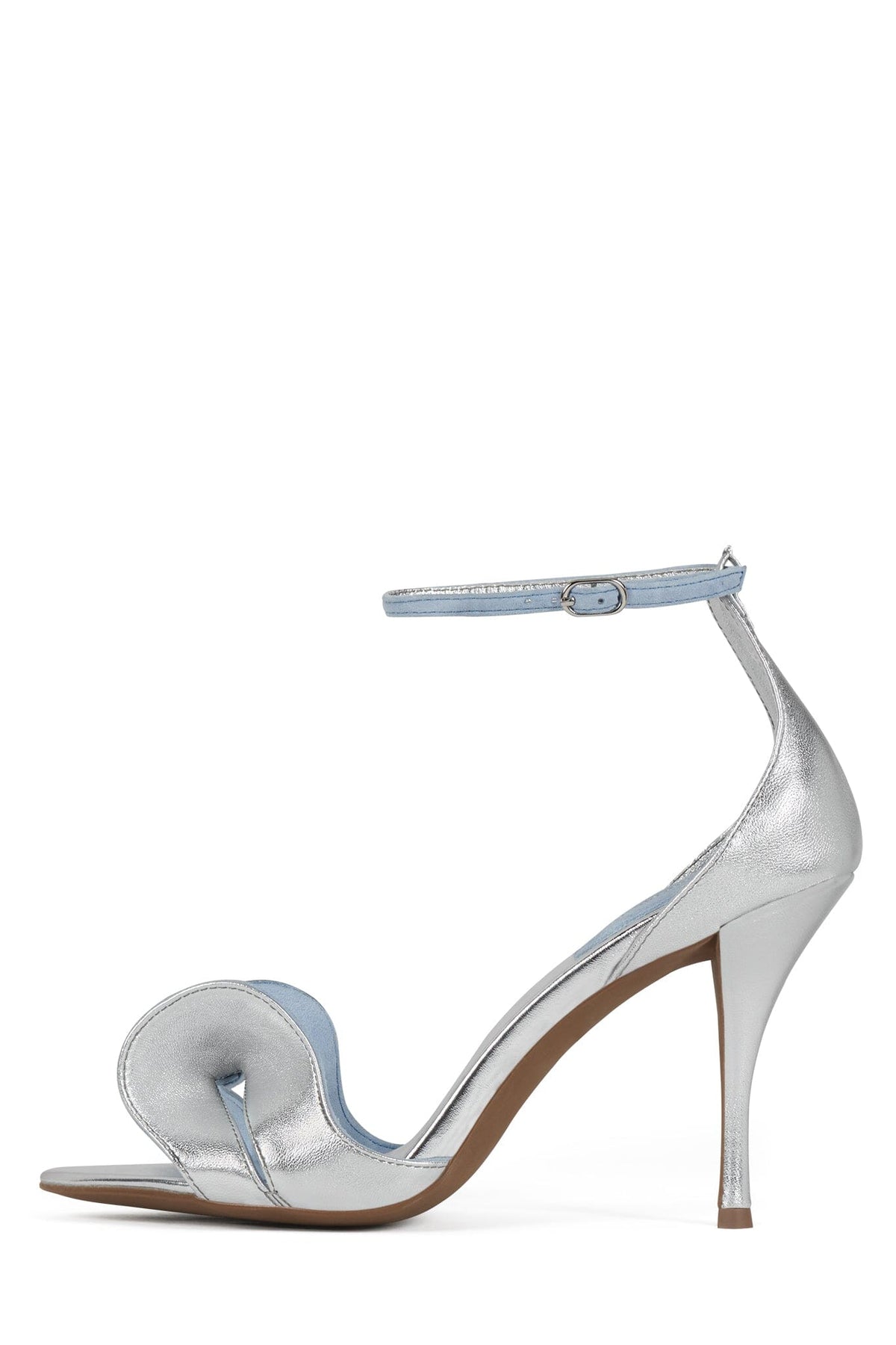BELLISSIMA Blue Suede Silver