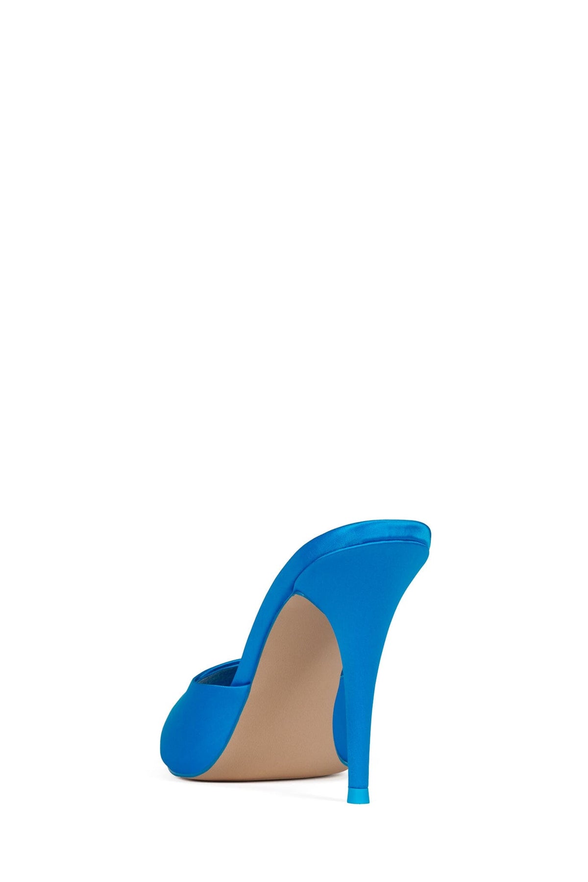 BIENVENIDO Heeled Sandal Blue Silk