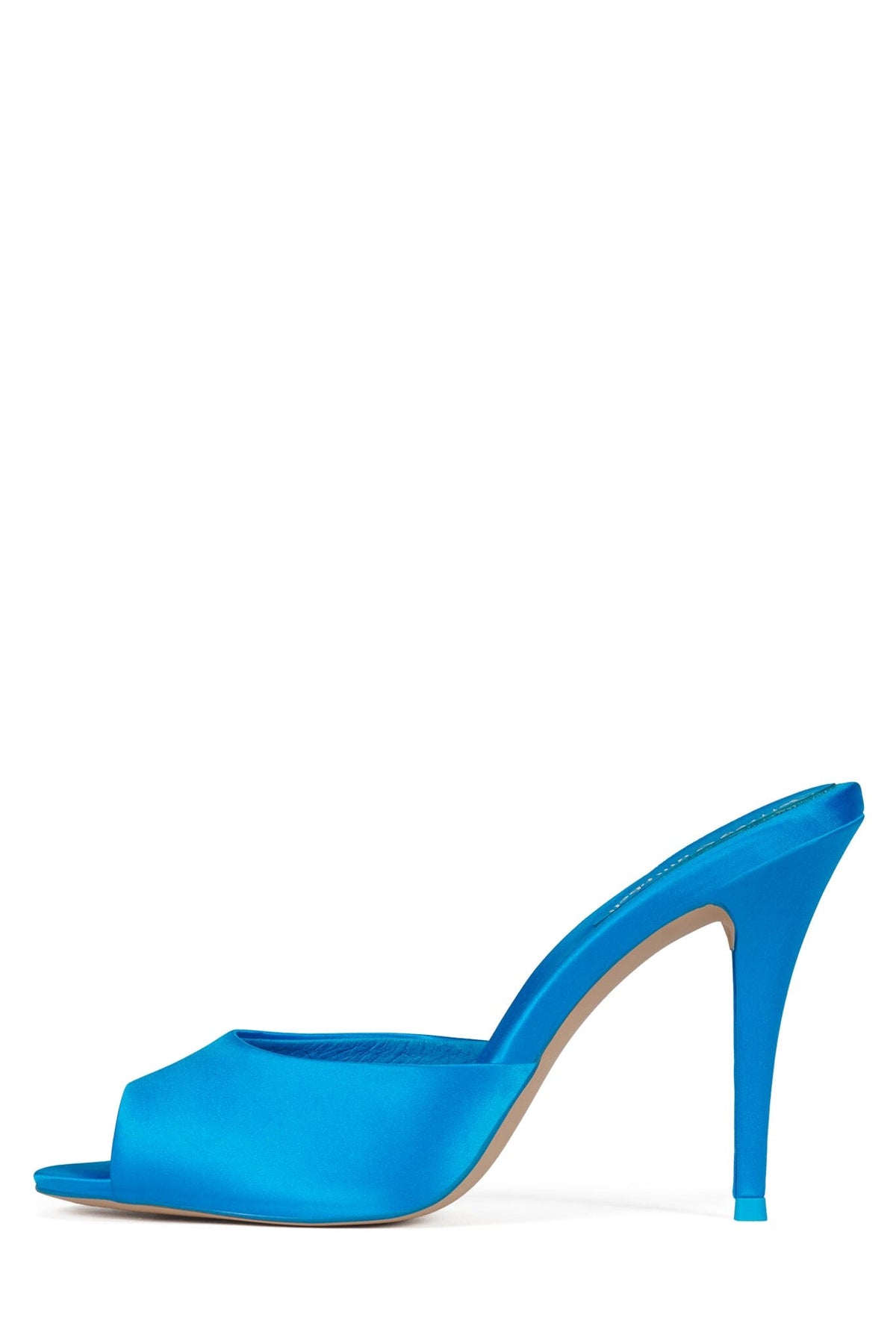 BIENVENIDO Heeled Sandal Blue Silk