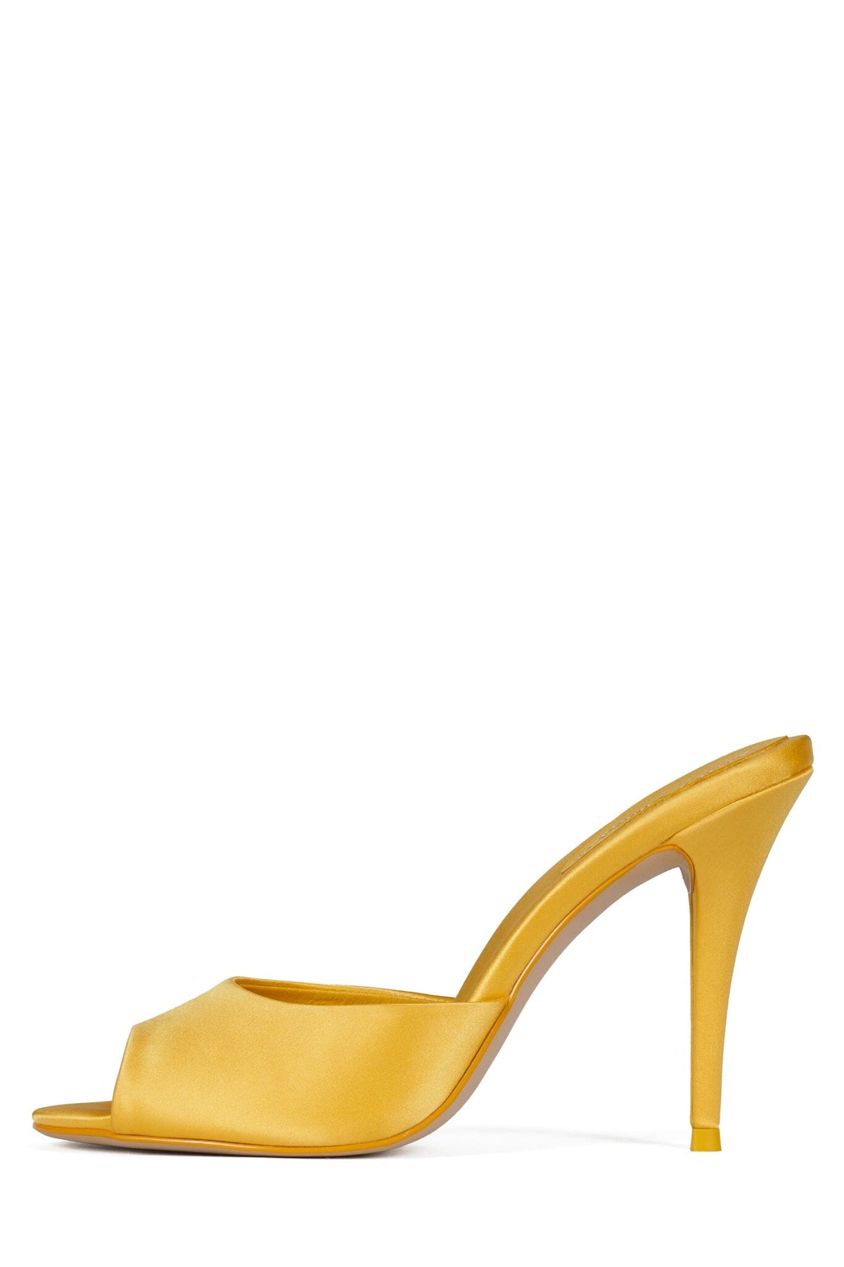 BIENVENIDO Heeled Sandal Yellow Silk
