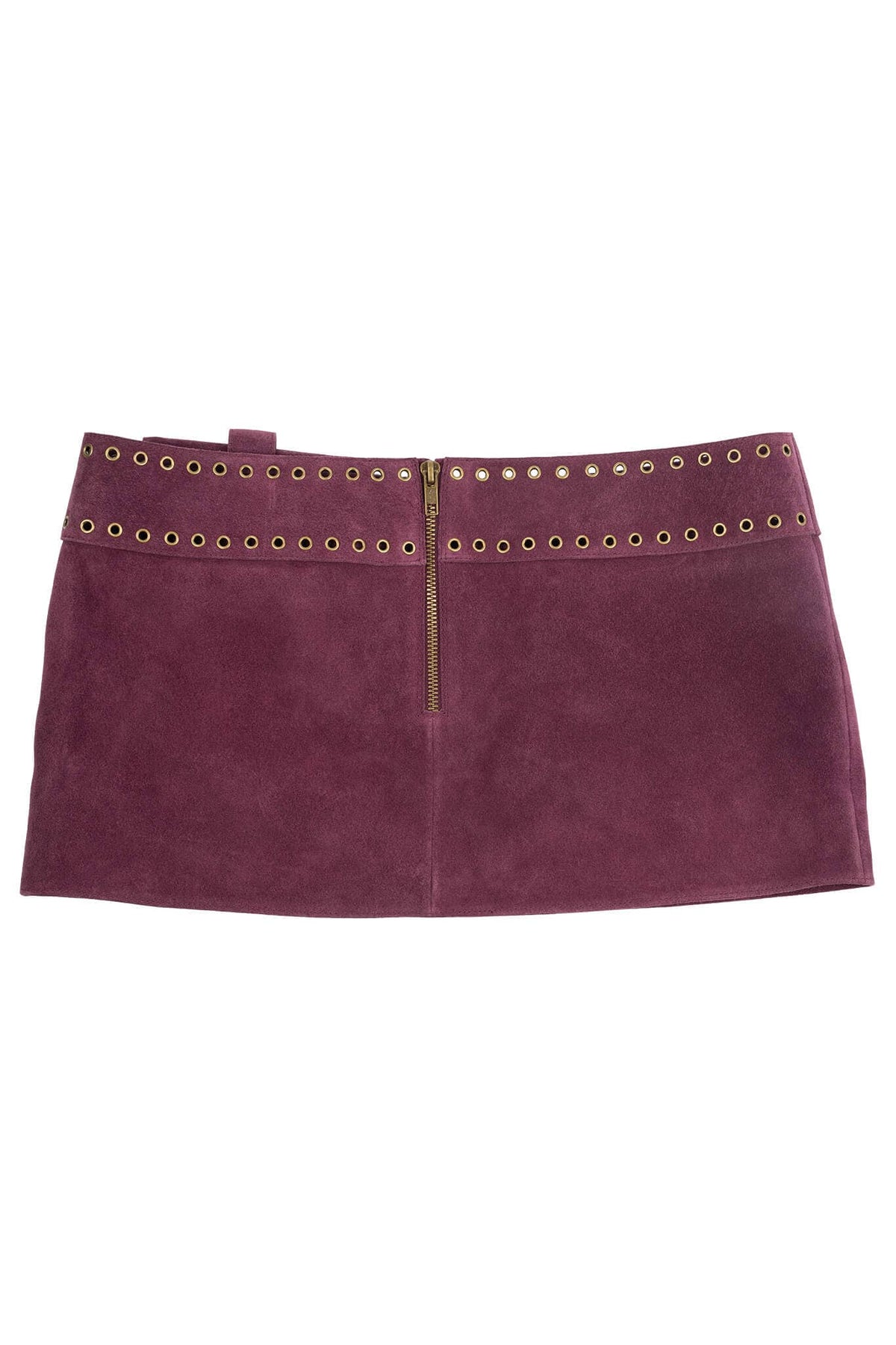 BOLSITA Jeffrey Campbell Mini Skirt Berry Suede