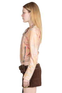 BOLSITA Jeffrey Campbell Mini Skirt Brown Suede