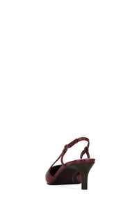BOOSHKY Jeffrey Campbell Heeled Sandal Wine Pink Combo