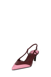 BOOSHKY Jeffrey Campbell Heeled Sandal Wine Pink Combo _hover