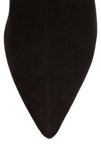 BOTITA Jeffrey Campbell Heeled Ankle Boot Brown Suede