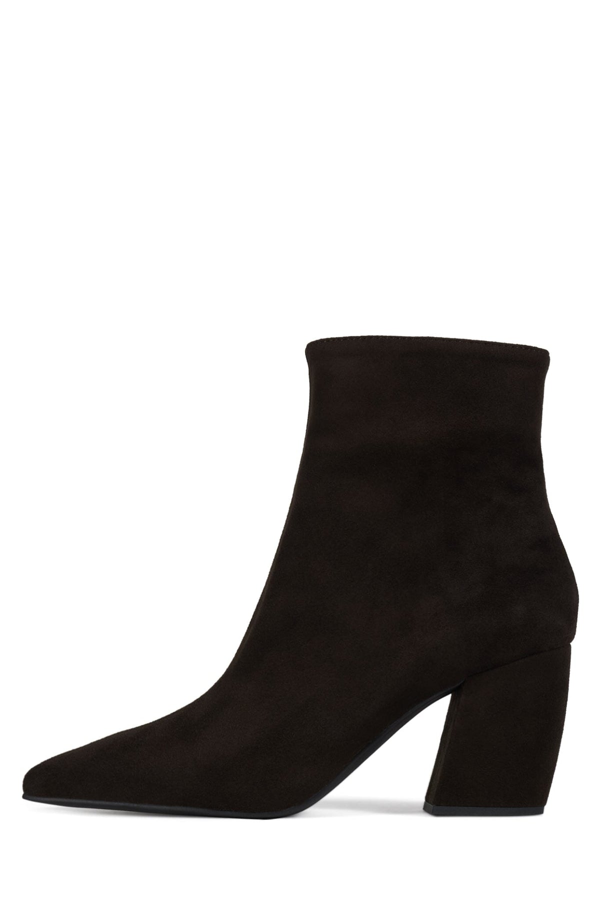 BOTITA Jeffrey Campbell Heeled Ankle Boot Brown Suede