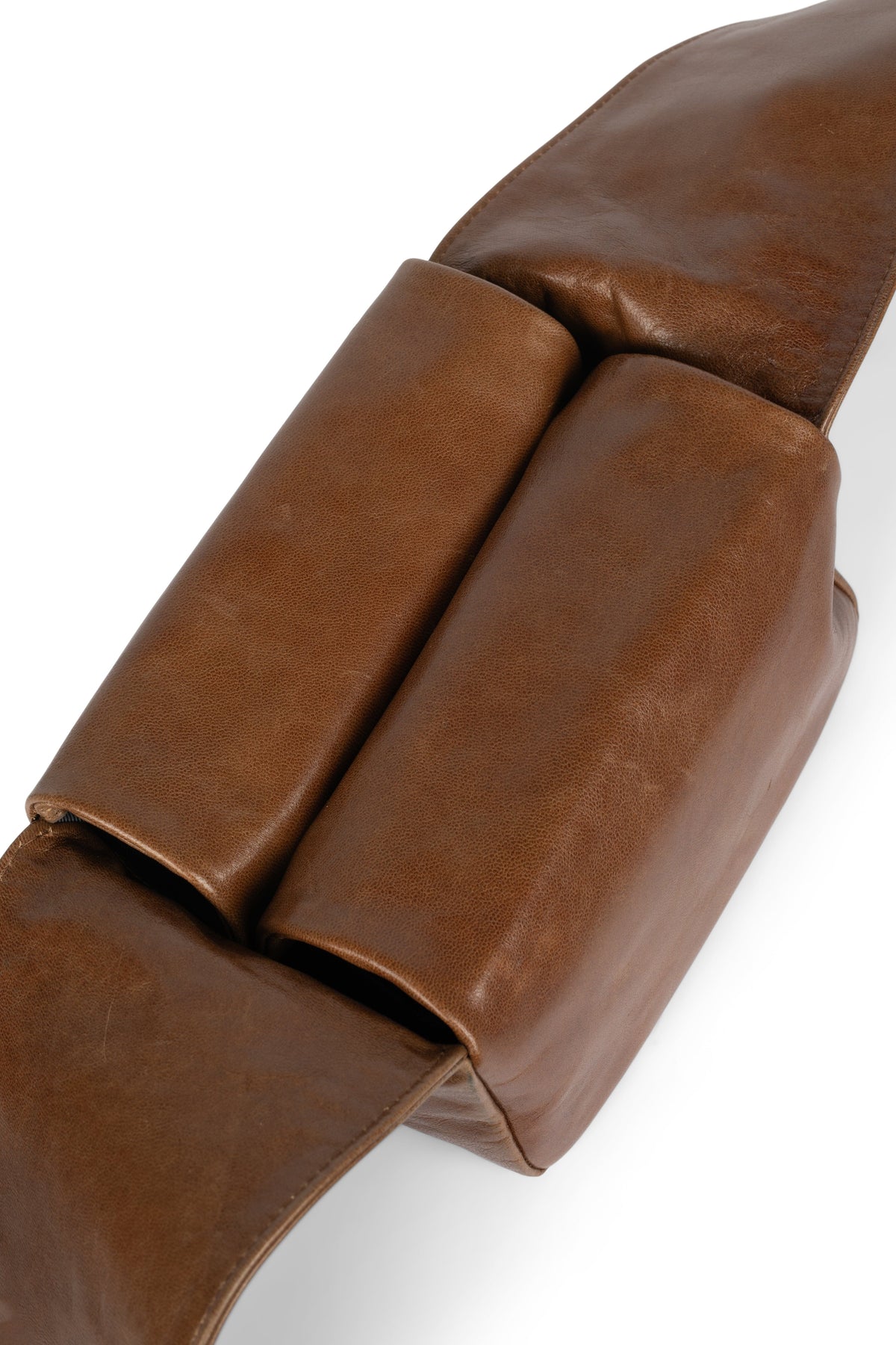 BOXED-UP Jeffrey Campbell Crossbody Bag Brown