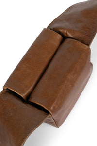 BOXED-UP Jeffrey Campbell Crossbody Bag Brown