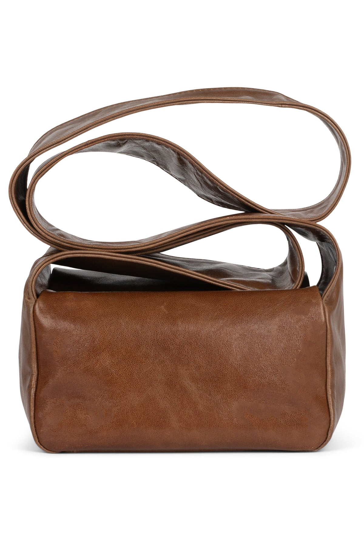 BOXED-UP Jeffrey Campbell Crossbody Bag Brown