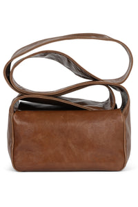 BOXED-UP Jeffrey Campbell Crossbody Bag Brown