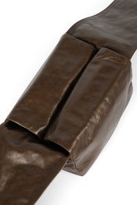 BOXED-UP Jeffrey Campbell Crossbody Bag Coffee