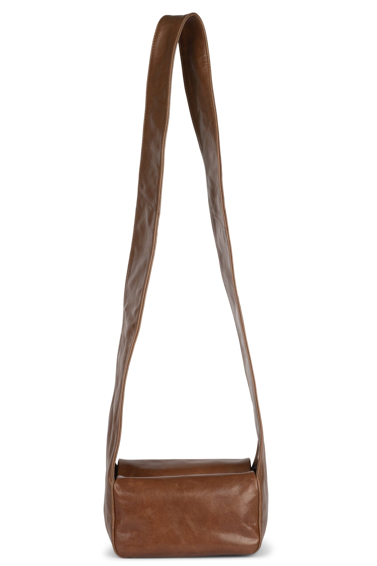 BOXED-UP Jeffrey Campbell Crossbody Bag Brown