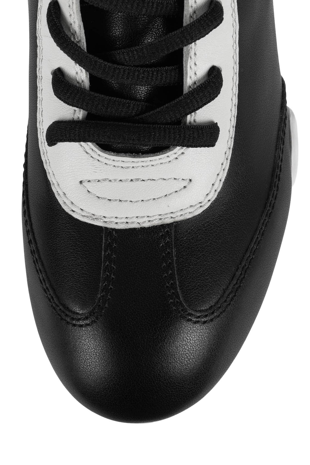 BOXING-LO Jeffrey Campbell Mid-Calf Black White