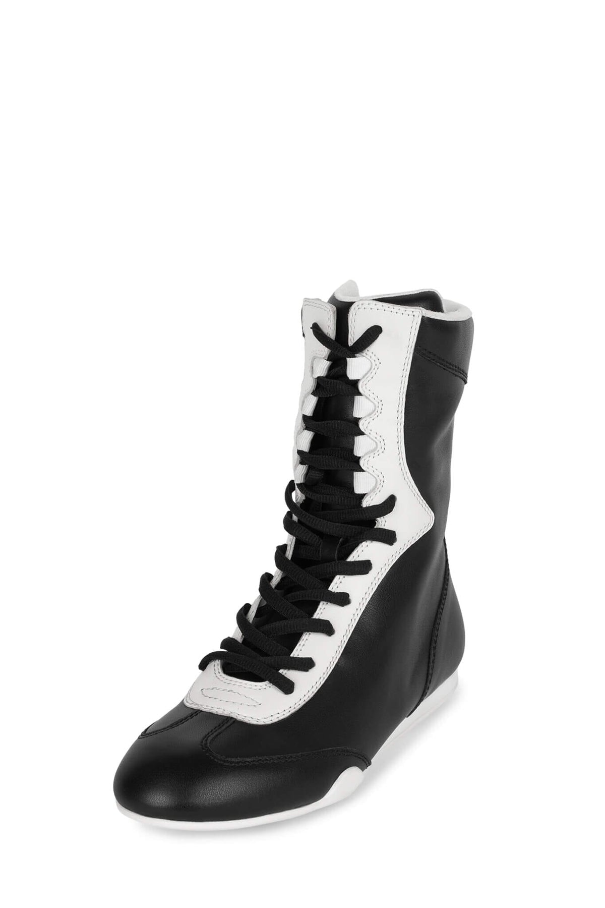 BOXING-LO Jeffrey Campbell Mid-Calf Black White