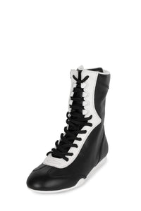 BOXING-LO Jeffrey Campbell Mid-Calf Black White