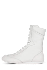BOXING-LO Jeffrey Campbell Mid-Calf White White