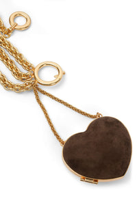BPM Jeffrey Campbell Belt Brown Suede Gold