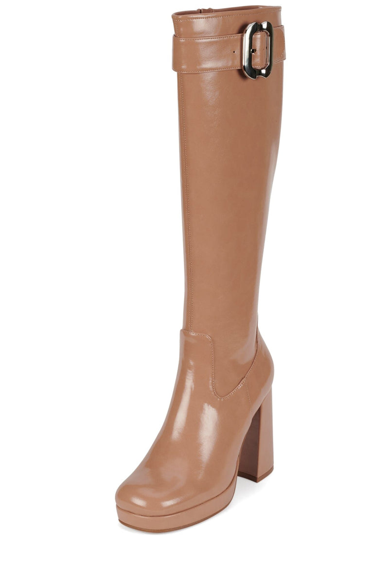 BRATTY-K Jeffrey Campbell Knee-High Boot Blush Stretch
_hover