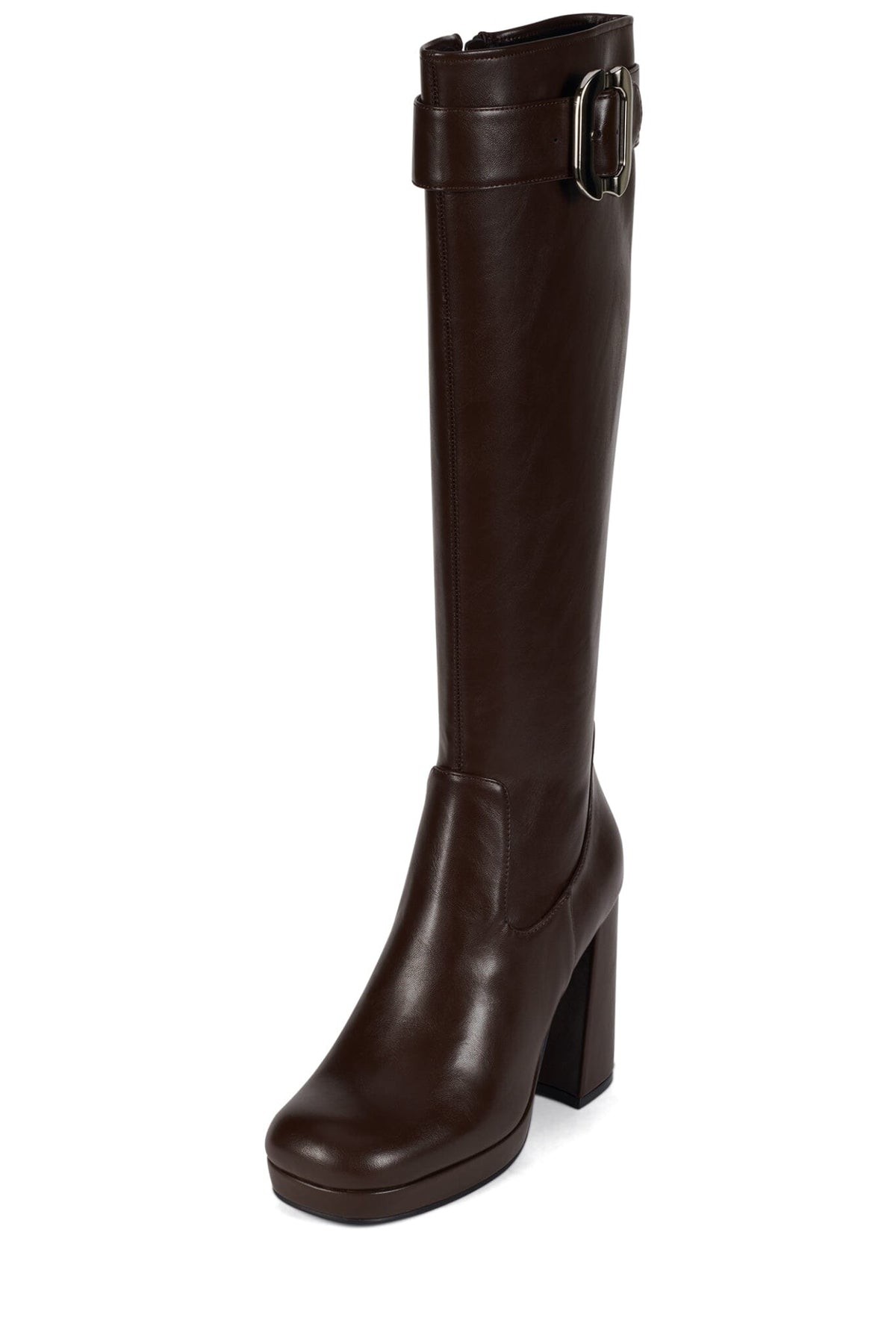 BRATTY-K Jeffrey Campbell Knee-High Boot Coffee Stretch
_hover