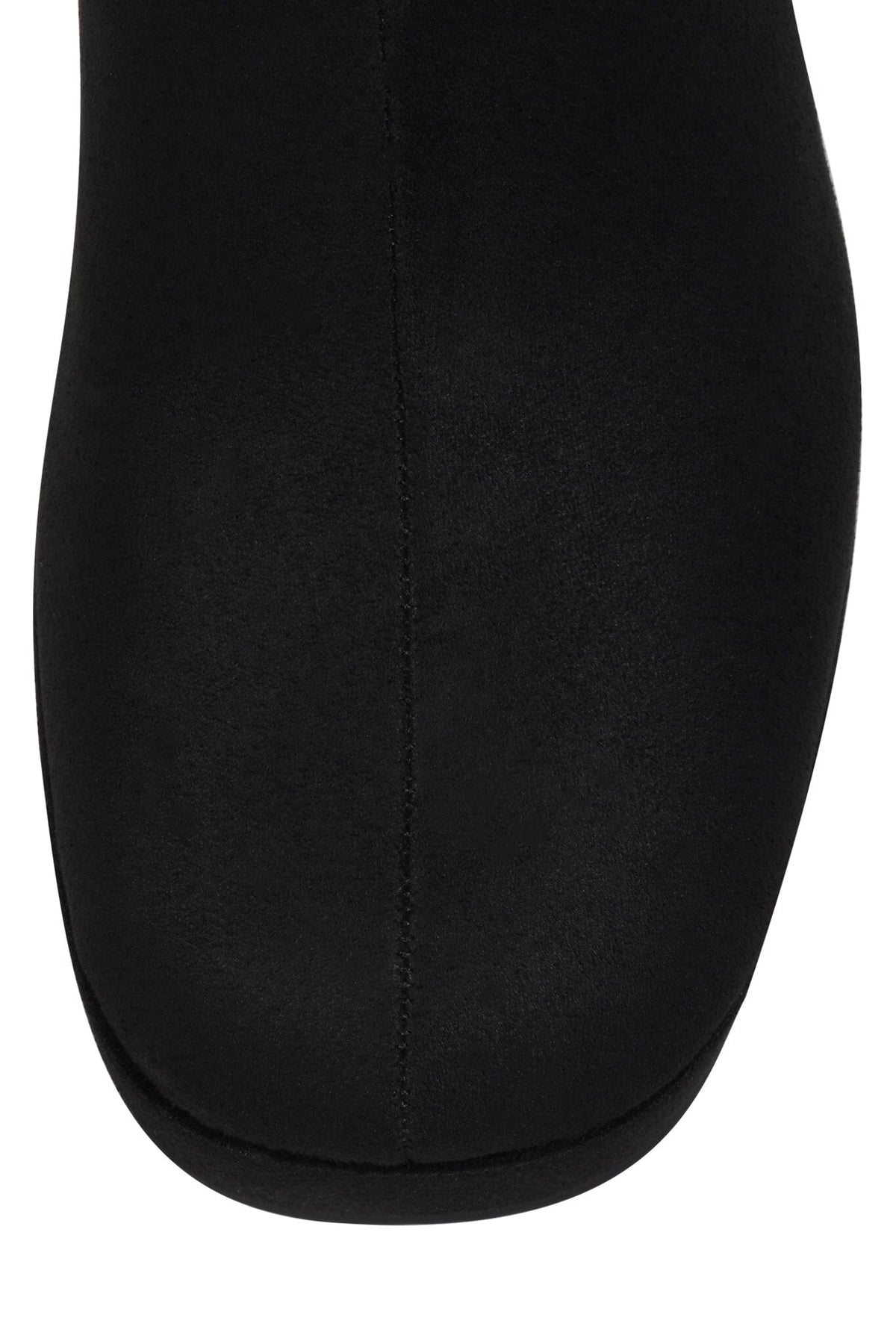 BRATTY-LO Jeffrey Campbell Mid-Calf Boot Black Suede