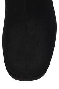 BRATTY-LO Jeffrey Campbell Mid-Calf Boot Black Suede