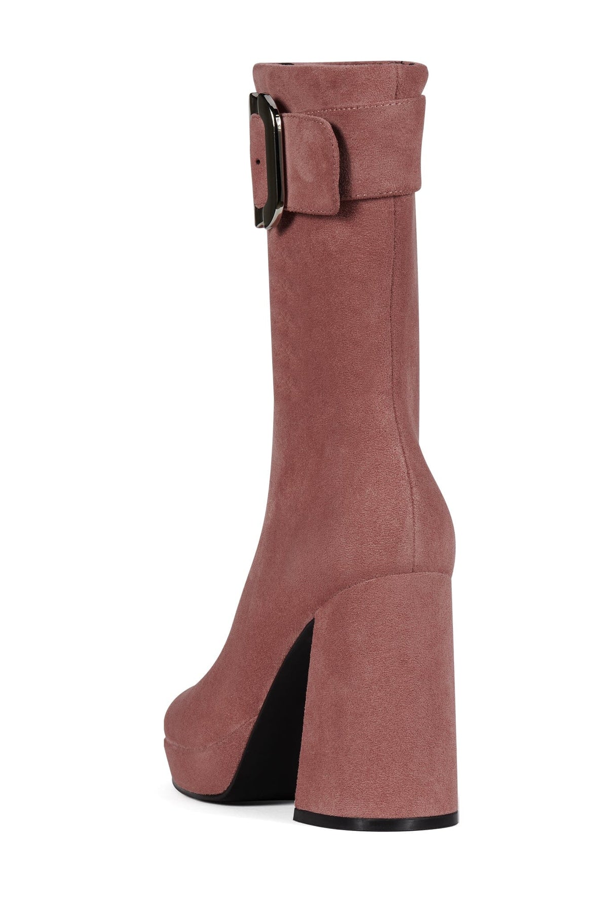 BRATTY-LO Jeffrey Campbell Mid-Calf Boot Dusty Rose Suede