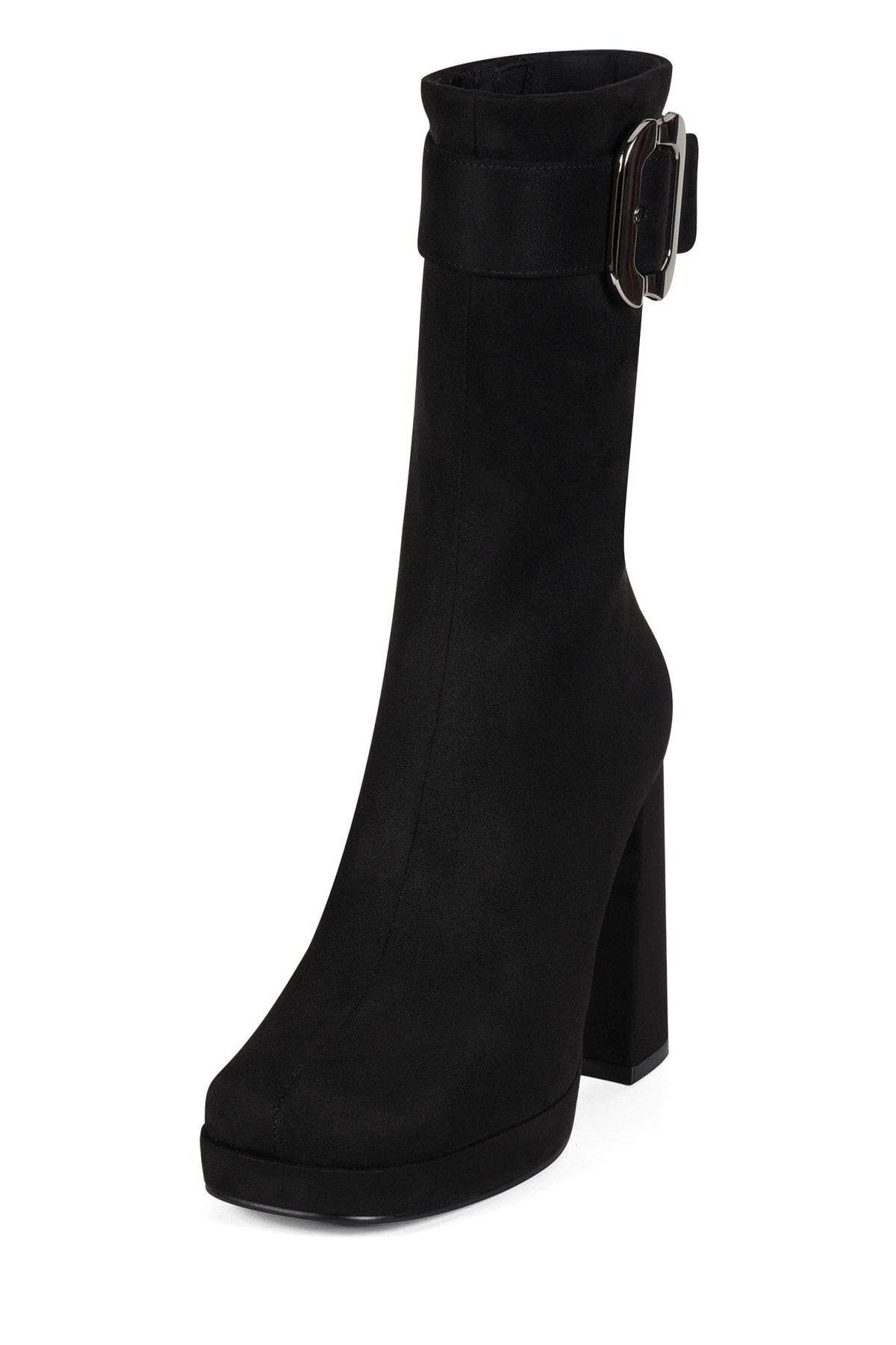BRATTY-LO Jeffrey Campbell Mid-Calf Boot Black Suede
_hover